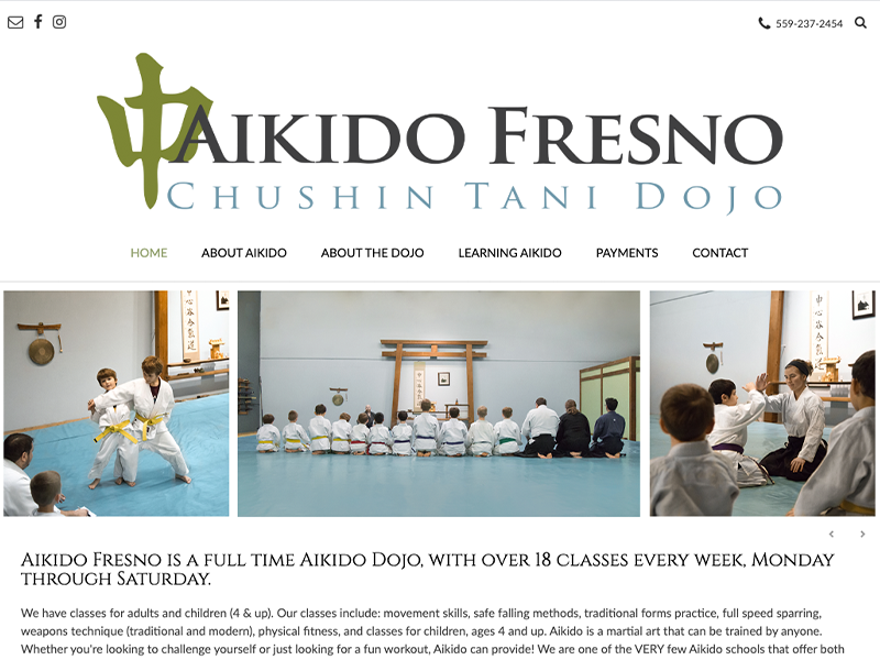 Brand Refresh & Website Build https://aikidofresno.com/